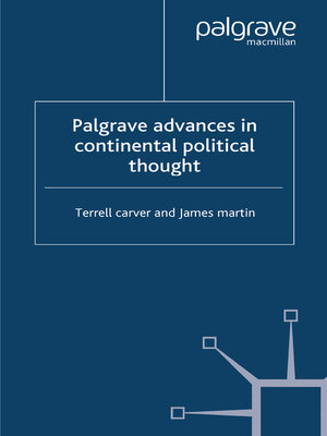 cover image of Palgrave Advances in Continental Political Thought